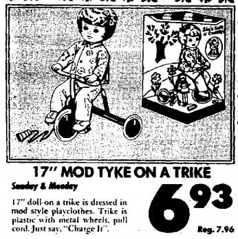 Wisconsin State Journal toy ads: 1960s
